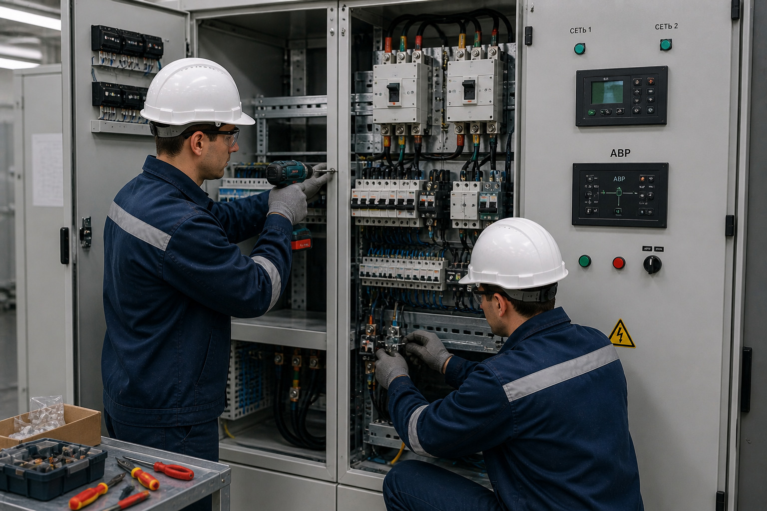 Комплексные работы по установке Щитового оборудования и АВР