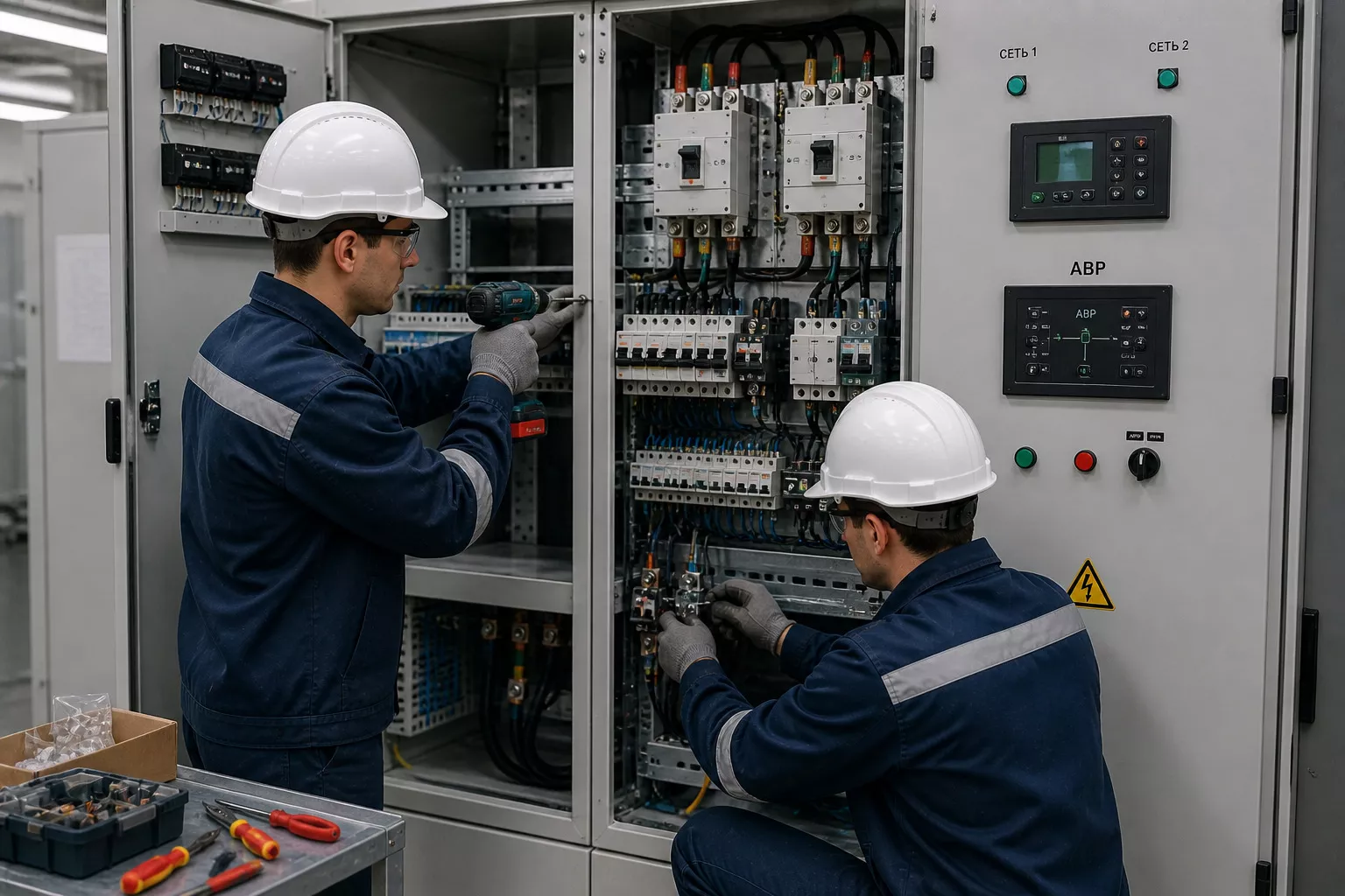 Комплексные работы по установке Щитового оборудования и АВР